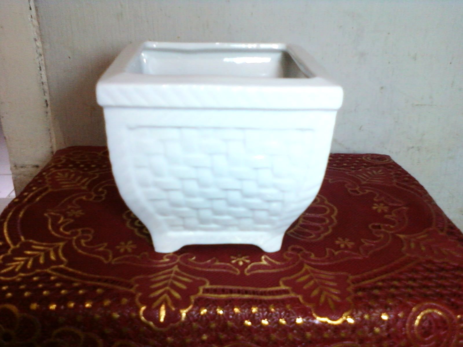  Pot  Bunga Keramik  CANTIK 