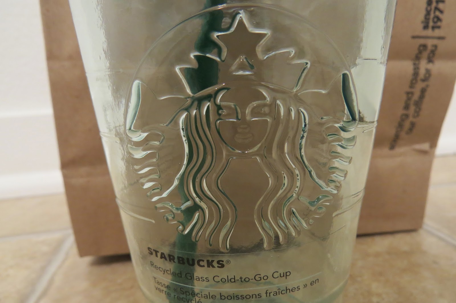 Starbucks Haul My New Tumbler, Starbucks® Recycled Glass Cold Cup