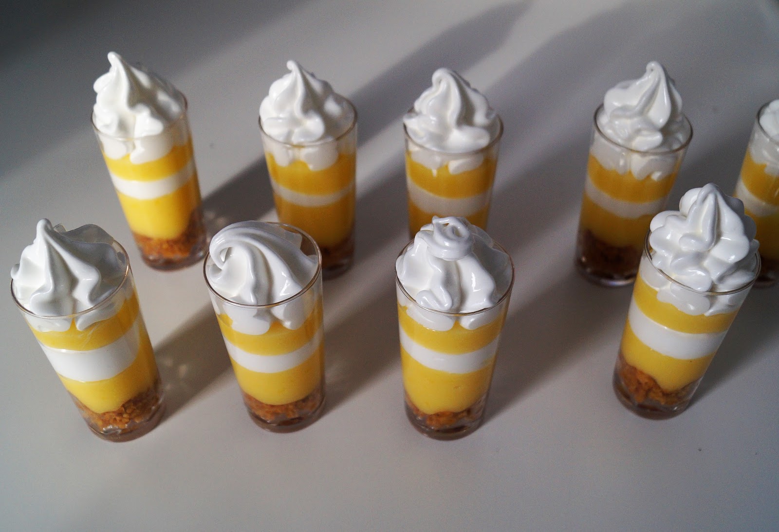 Mini Lemon meringue shooters recipe