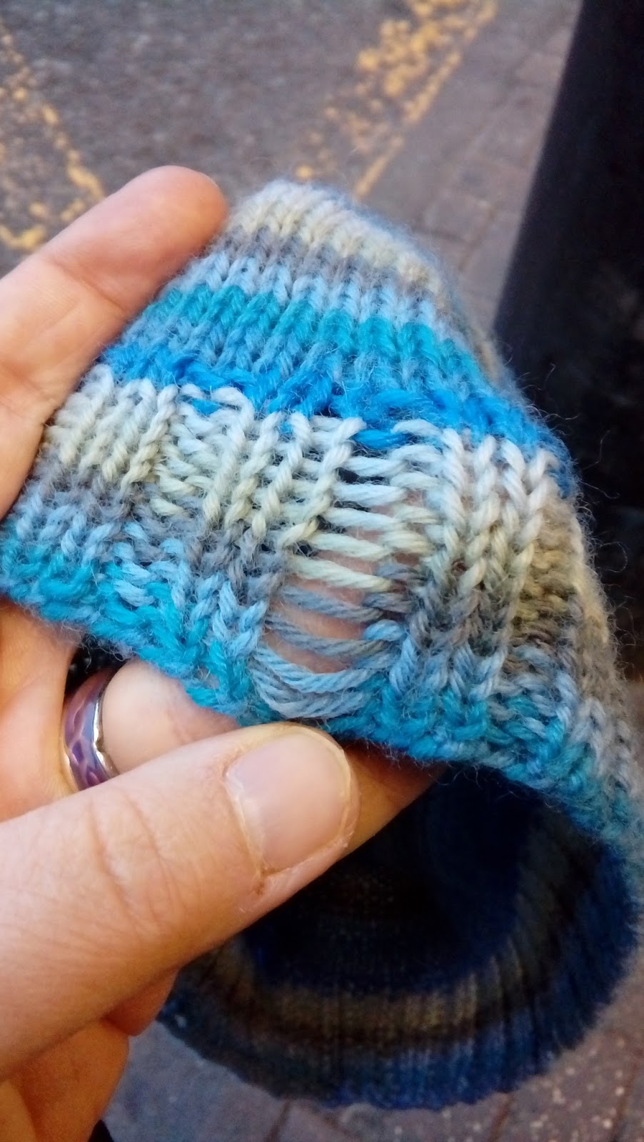 Knitting from the hip I Totally Messed up a Hat