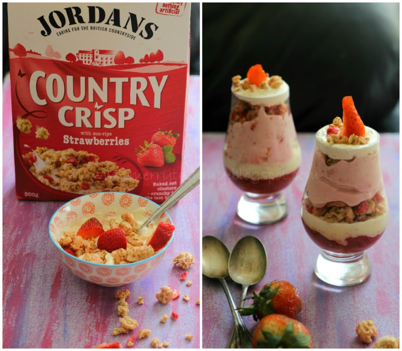 Merry Tummy Strawberry Fools, With Jordans Cereals And Edd Kimber Recipe
