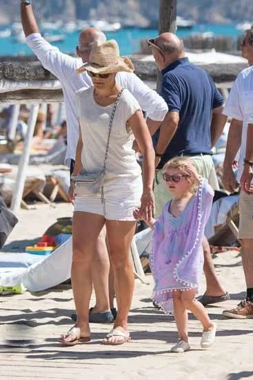 Crown Princess Victoria of Sweden, her husband Prince Daniel and her daughter Princess Estelle of Sweden