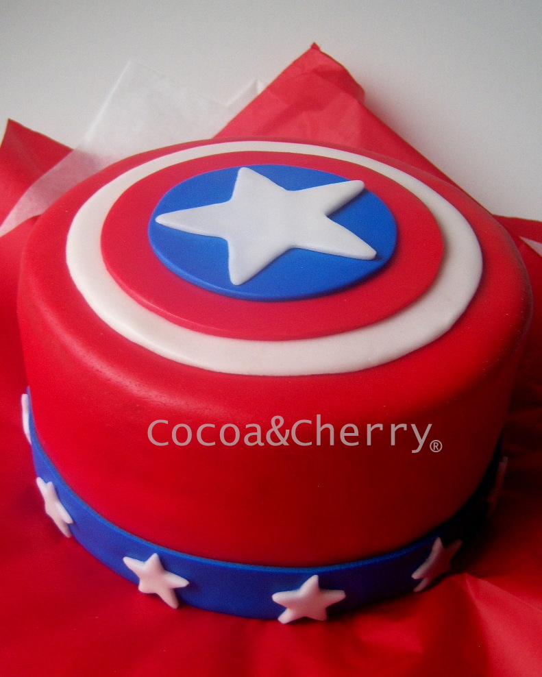 Cocoa&Cherry: Pastel Capitán América