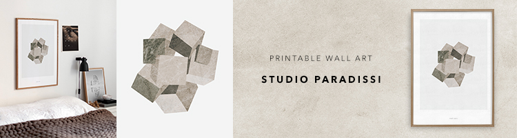 Contemporary printable wall art by Studio Paradissi
