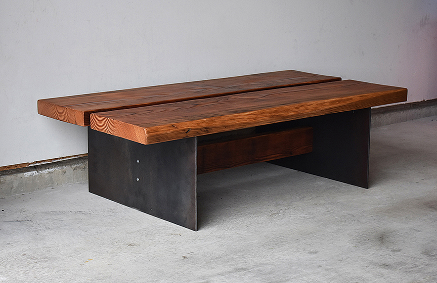 MidCentury Modern Coffee Table Vancouver Reclaimed