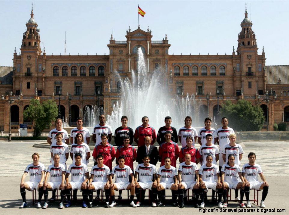 Football Wallpaper Sevilla Fc Squad Team