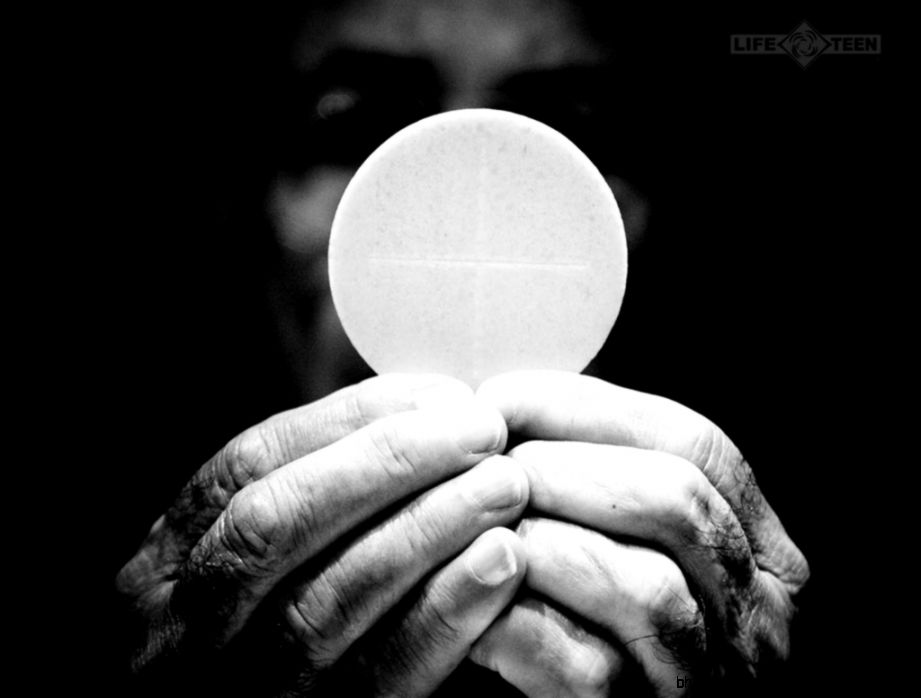 Eucharist Black and White