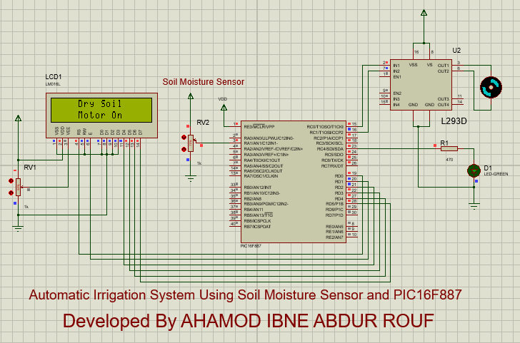 PIC Microcontroller: Automatic Irrigation System Using Soil Moisture
