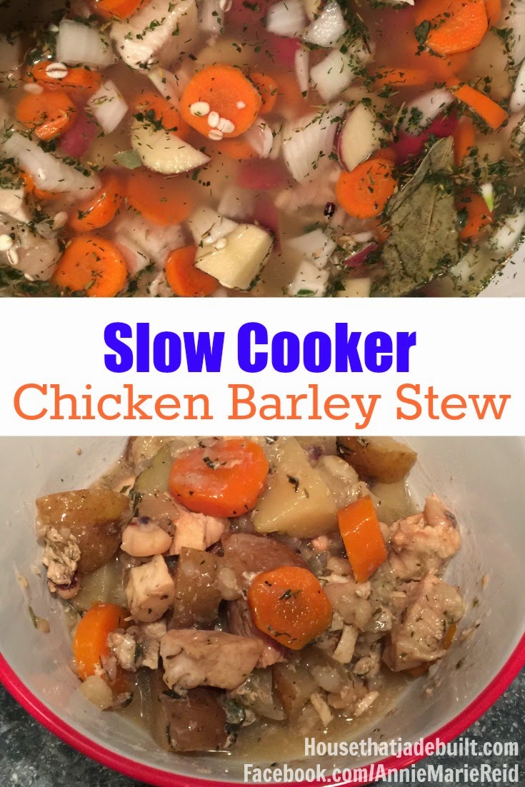 The House That Jade Built Slow Cooker Chicken & Barley Stew