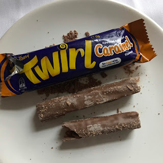 Cadbury twirl caramel