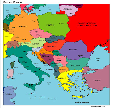 Mapa de Europa País Político