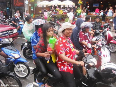 Songkran 2013 on Koh Samui, fun on the bike