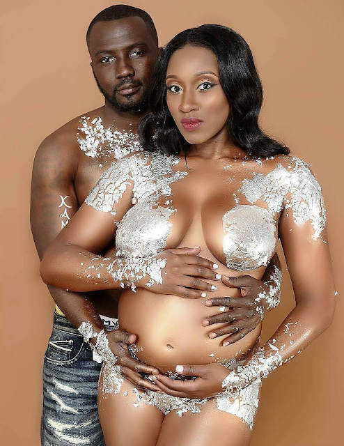 Slay couple release maternity shoot pic...with the lady naked 