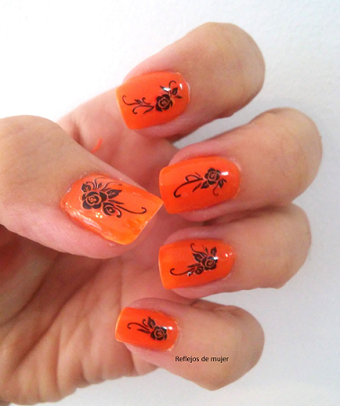 Reto vol5: Manicura en color naranja