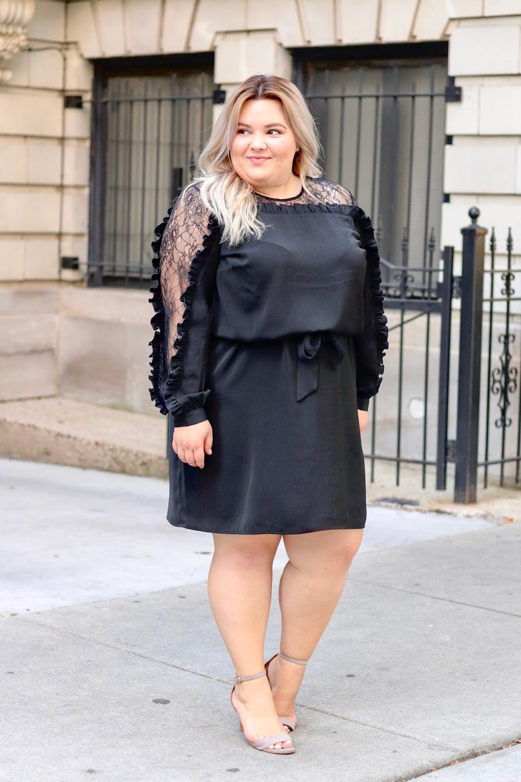 plus size fashion, plus size fashion blogger, Chicago blogger, natalie in the city, eloquii, the shops at Northbridge, eloquii Chicago, plus size dresses for work, plus size office outfits, affordable plus size clothing, curves and confidence, fatshion