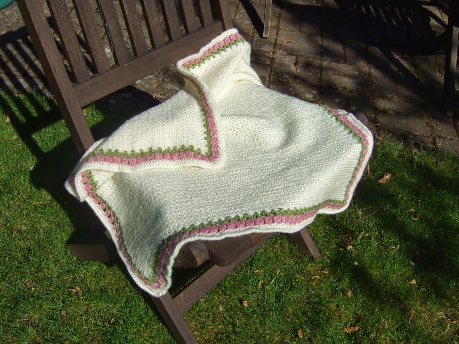 Made By Joanne Crochet Tulipedged Baby Blanket
