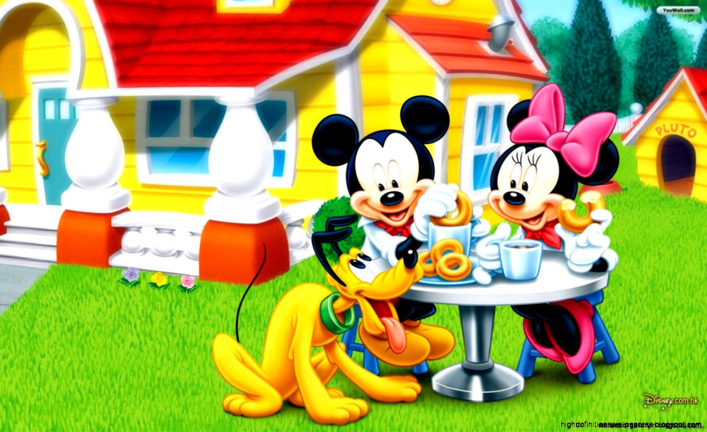 Mickey Mouse Home Hd  Wallpaper Gallery