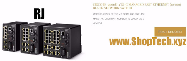 CISCO IE-2000U-4TS-G MANAGED FAST ETHERNET (10/100) BLACK NETWORK SWITCH