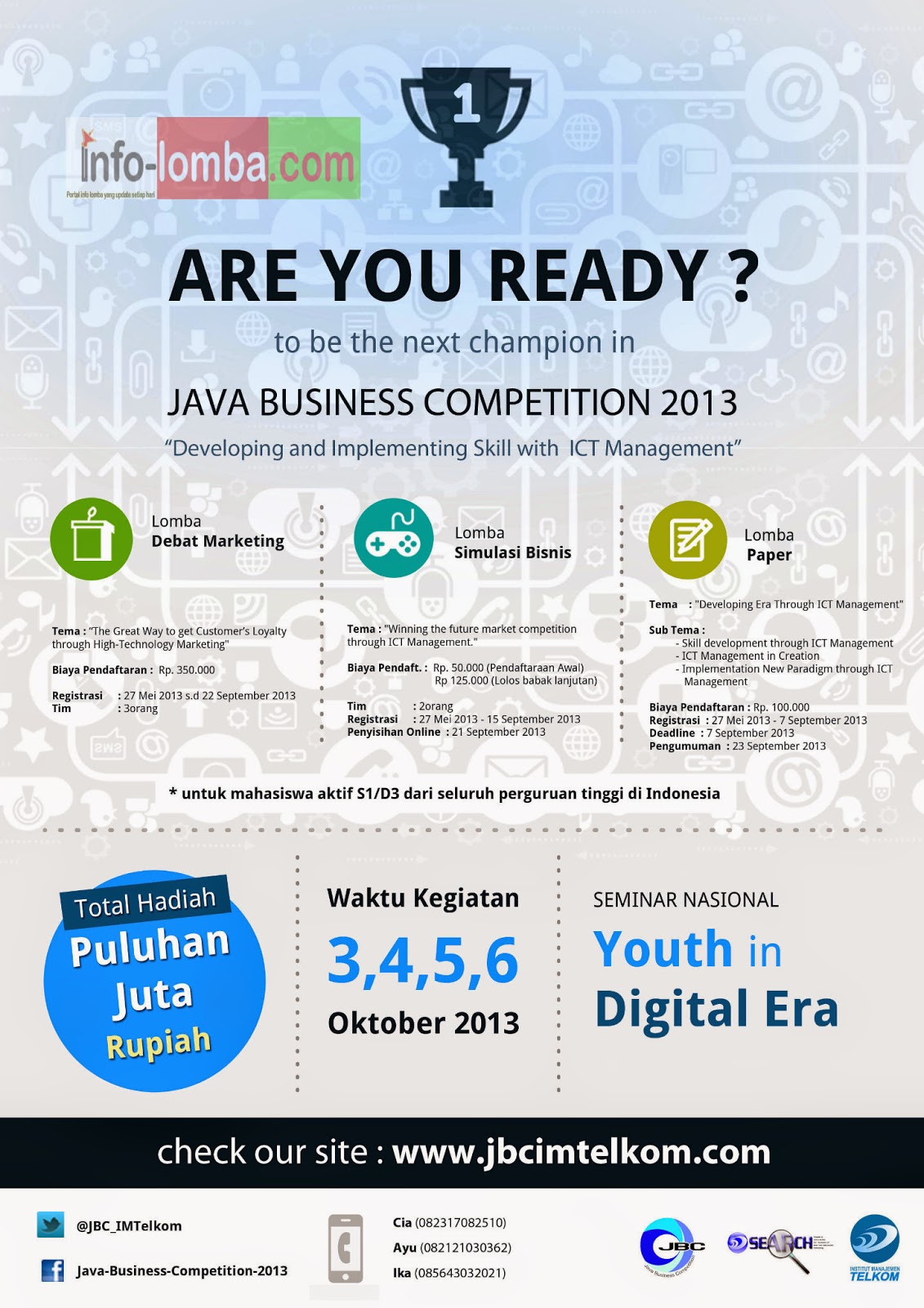 Java Business Competition 2013 - INFO LOMBA 2023 TERUPDATE TERPERCAYA