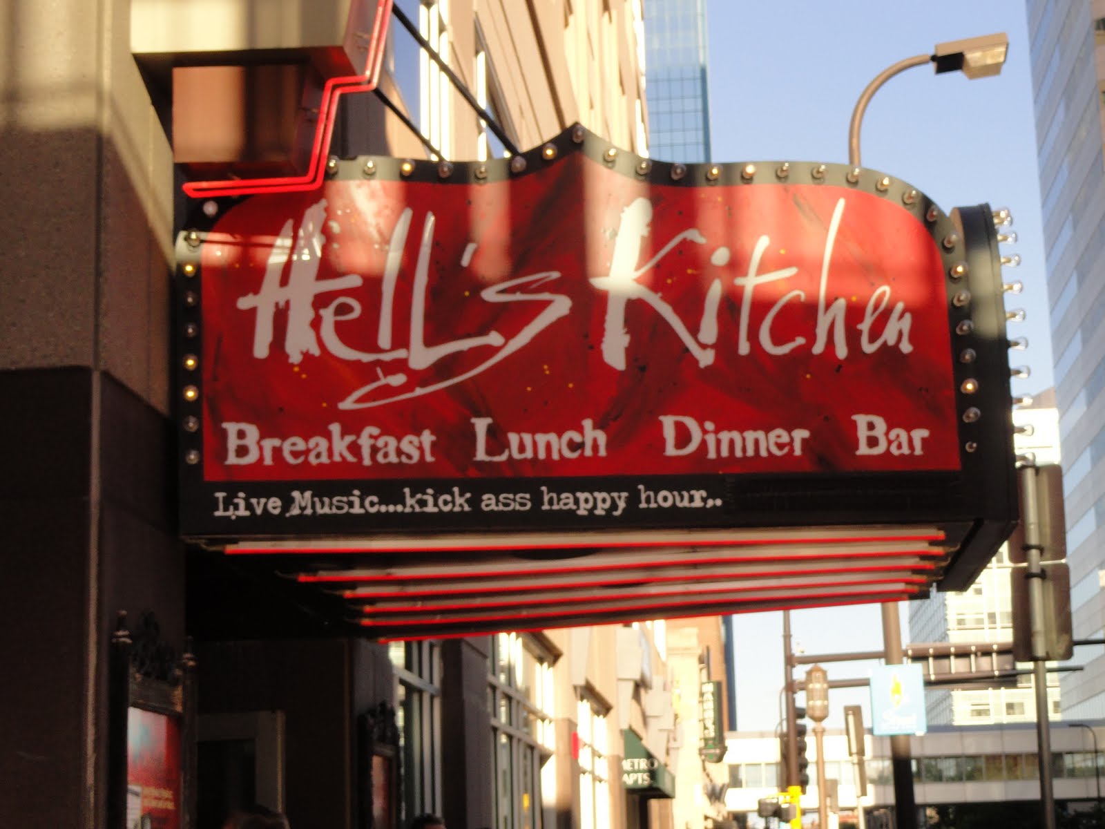 Better Than A Travel Guide "Damn Good Food" at Hell's Kitchen