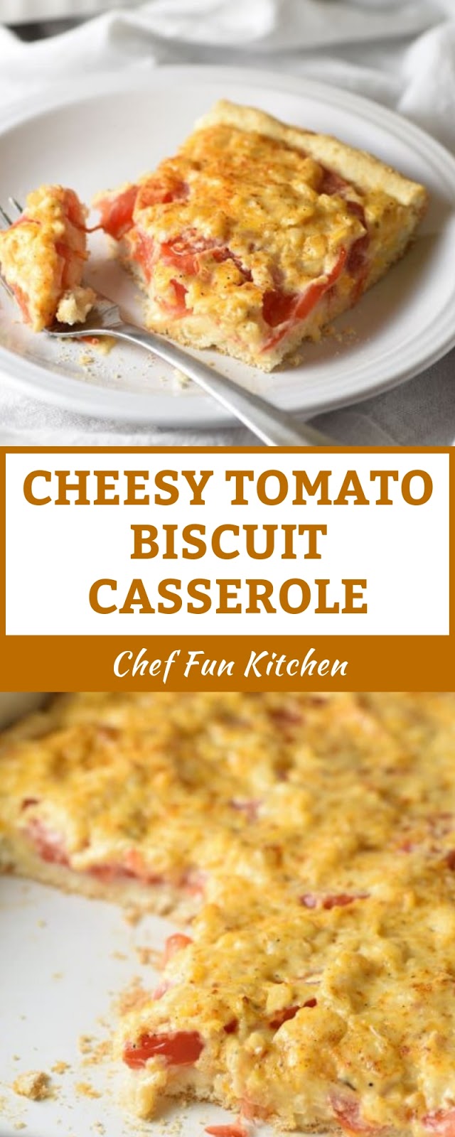 CHEESY TOMATO BISCUIT CASSEROLE