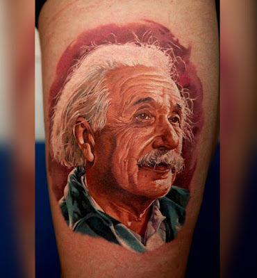 Tatuaje de Albert Einstein