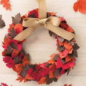 Stampin' Up! Vintage Leaves Autumn Wreath 
