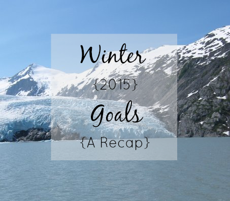 recapping winter goals 