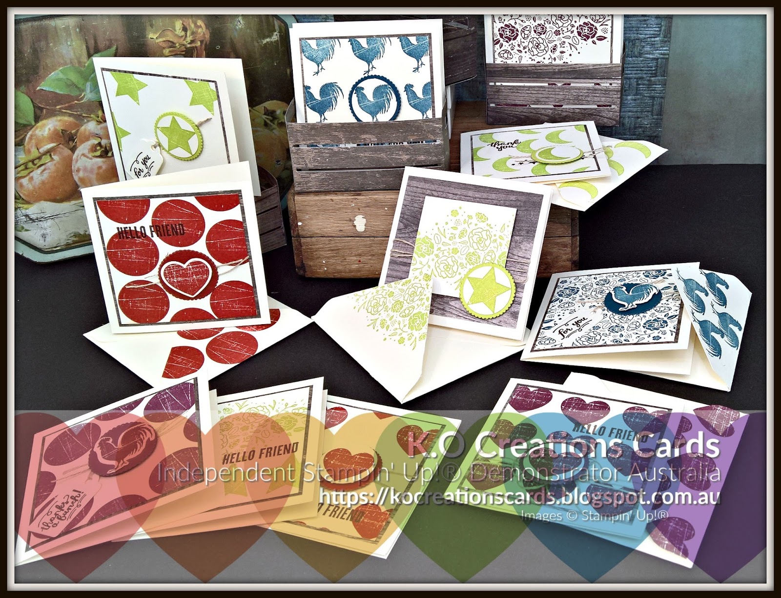 KOCreations Stampin' Up! Blog Crazy Crafters blog hop with Special