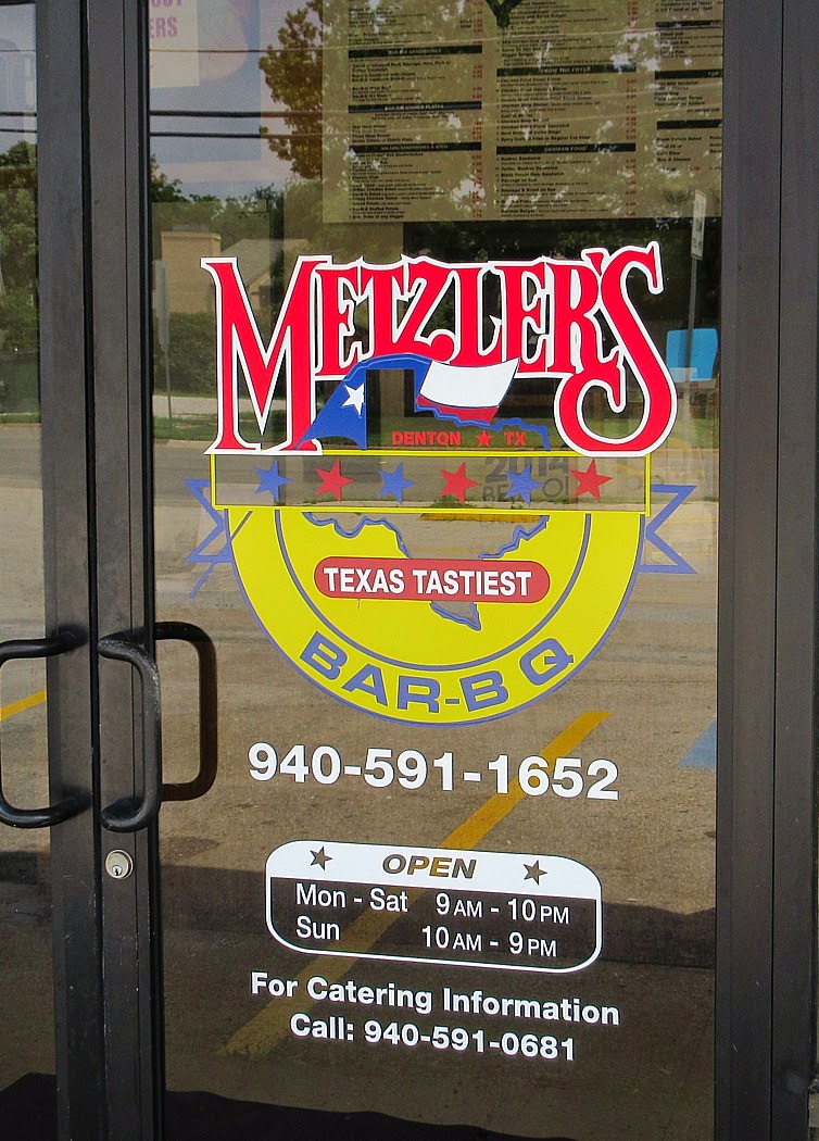Don O.'s Texas BBQ blog Metzler's BBQ, Denton, Texas