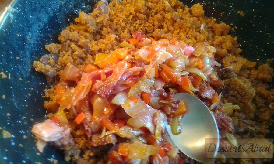 Migas extremeñas más sofrito