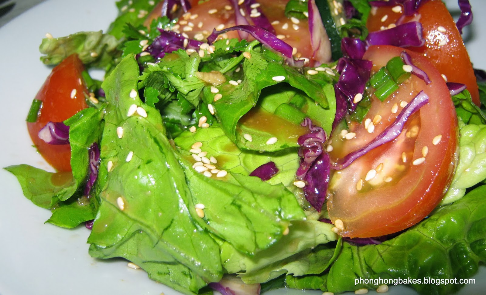 Phong Hong Bakes and Cooks! Miso Honey Salad Dressing