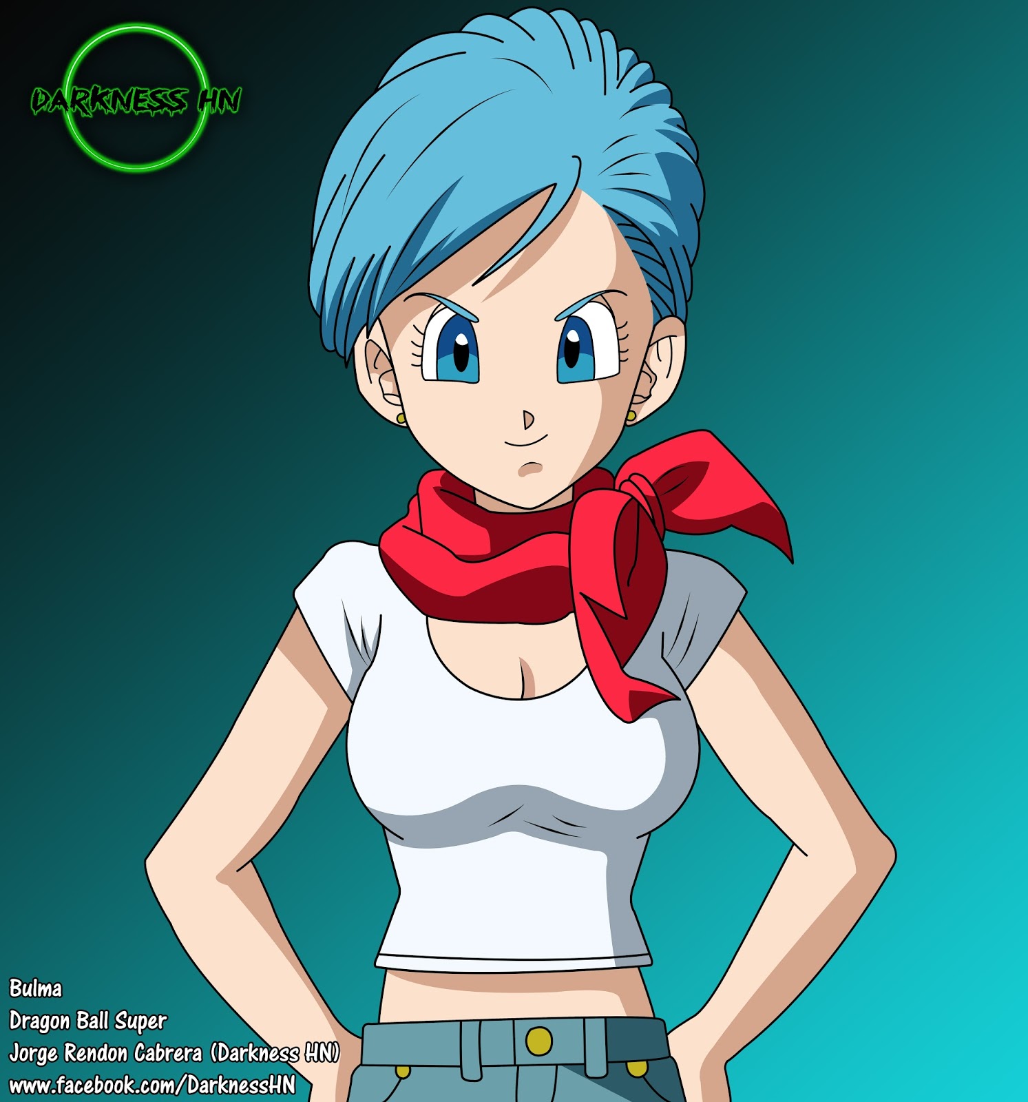 DARKNESS HN: Dibujando a Bulma de Dragon Ball Super