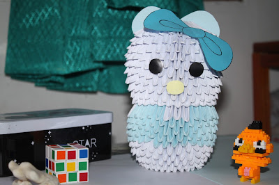 origami hello kitty 3d