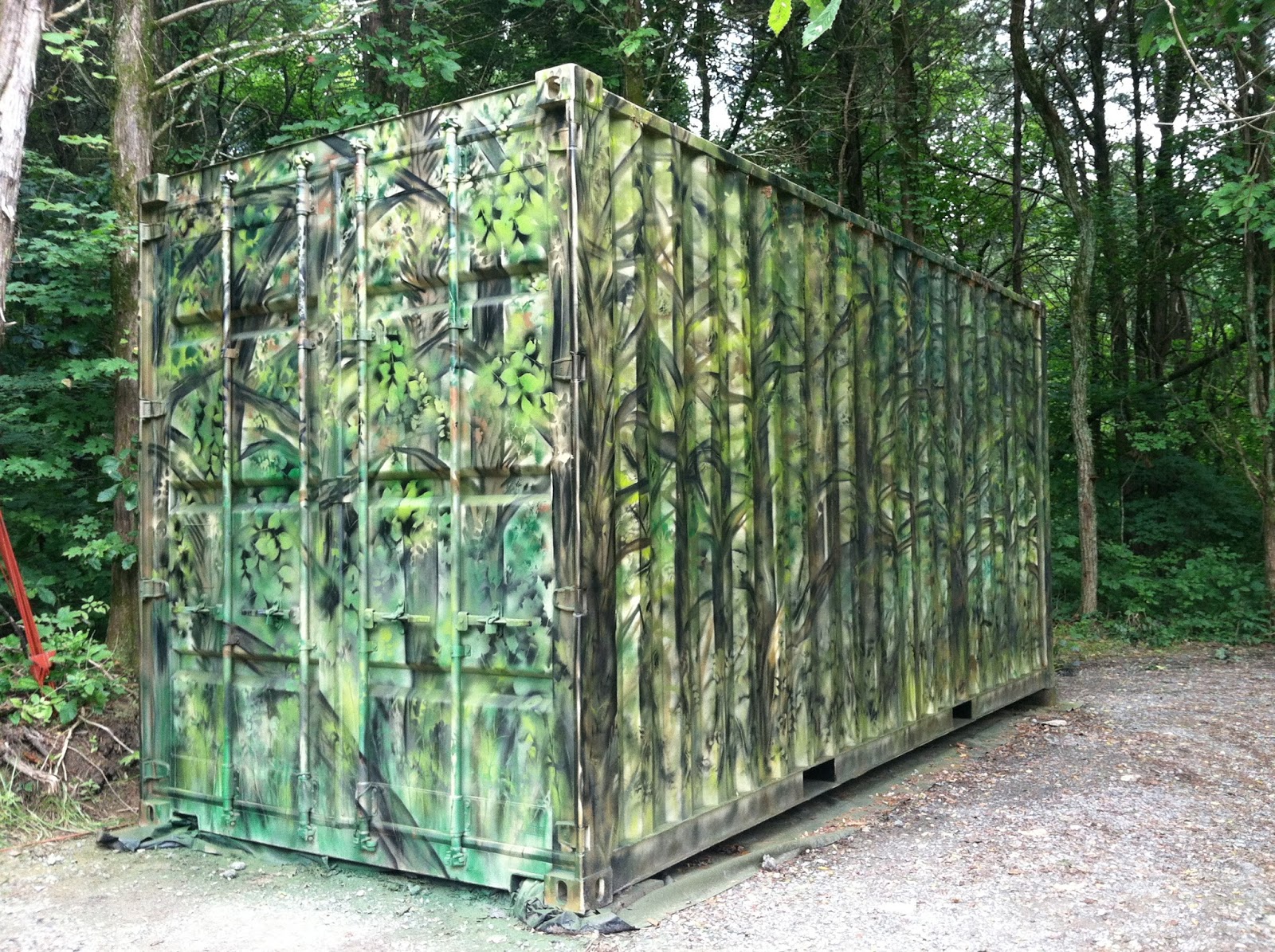 Duff Clothing: TRUE CAMO ON SHIPPING CONTAINER