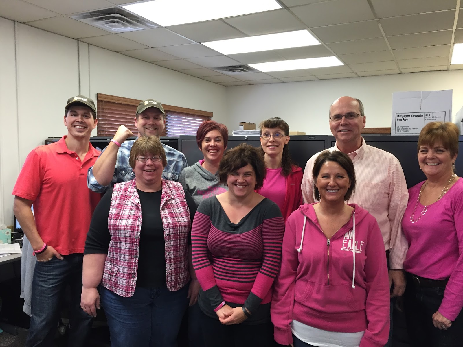 Weaver Bros. Employees Hold "I Got My Pink On" Day