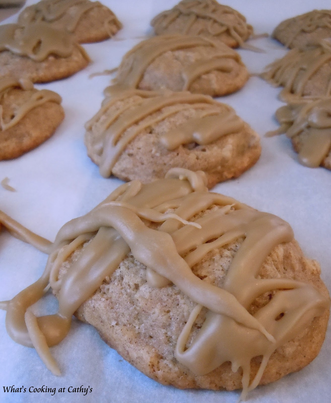 Banana Foster Cookies