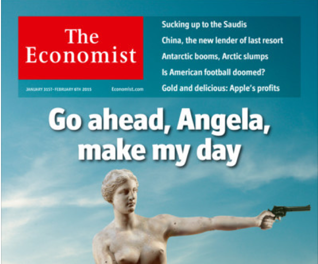 Economist: Η Ελλάδα προκαλεί τη Γερμανία και το ευρώ Economist: Η Ελλάδα προκαλεί τη Γερμανία και το ευρώ