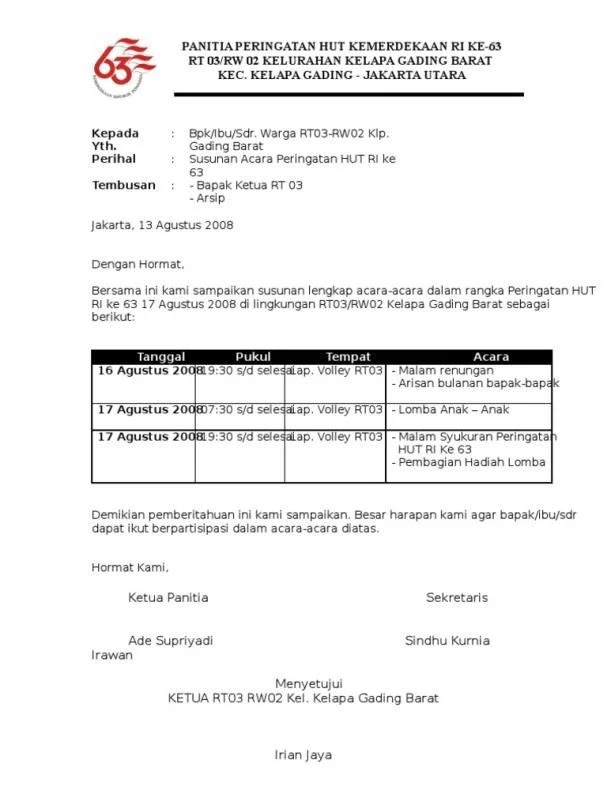 contoh proposal kegiatan lomba 17 agustus