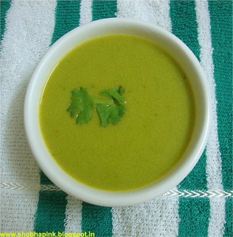 Shobha's: Spinach Soup