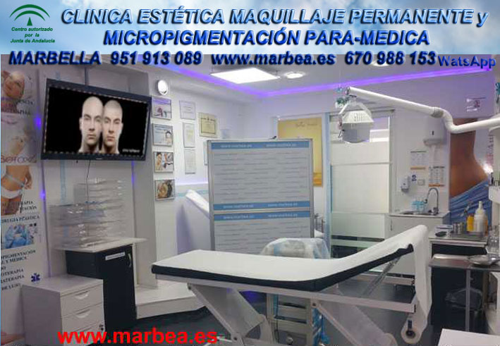 clinica estética maquillaje permanente  capilar Estepona, y maquillaje permanente en Estepona,