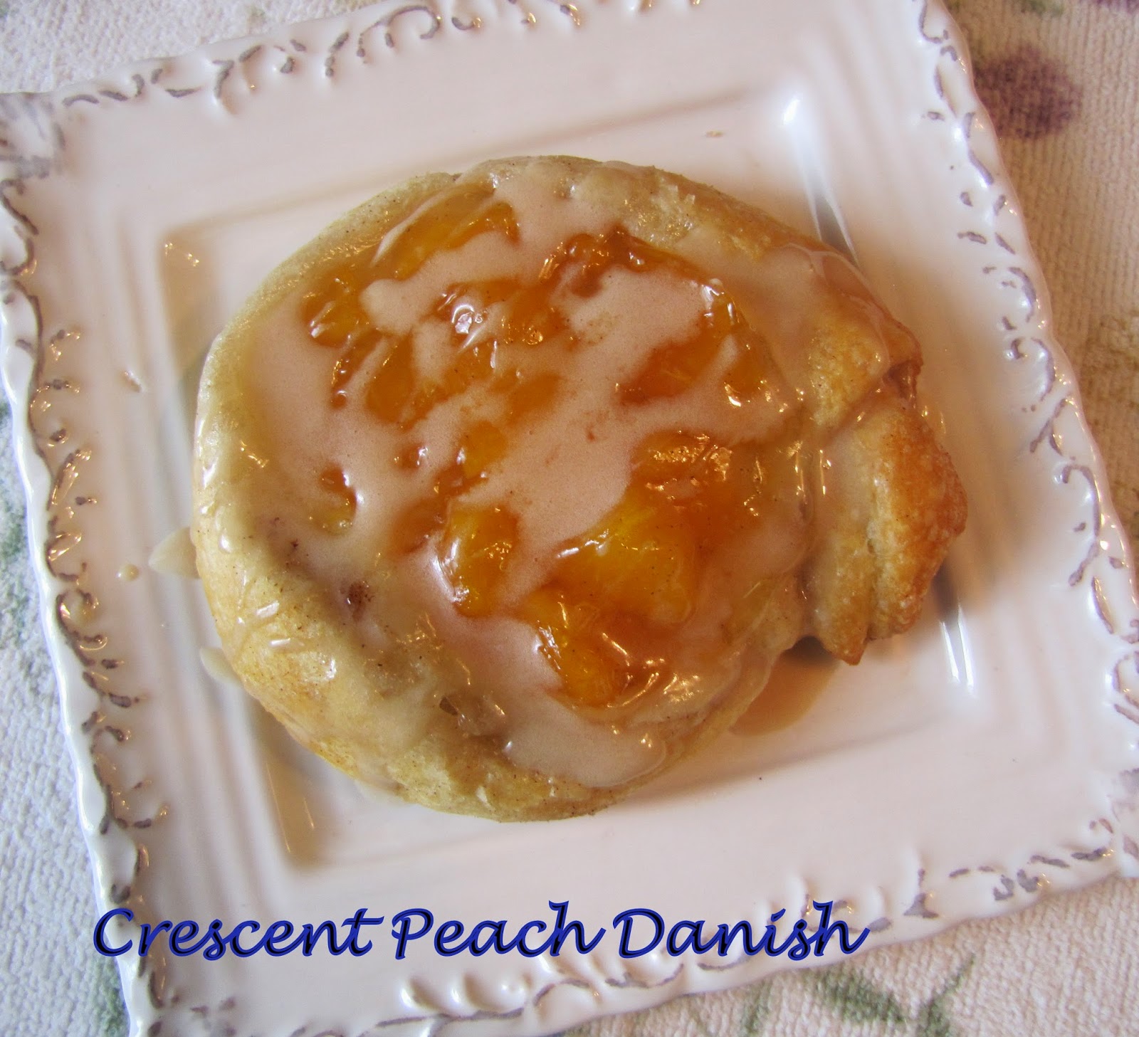 A'lil Country Sugar Crescent Peach Danish