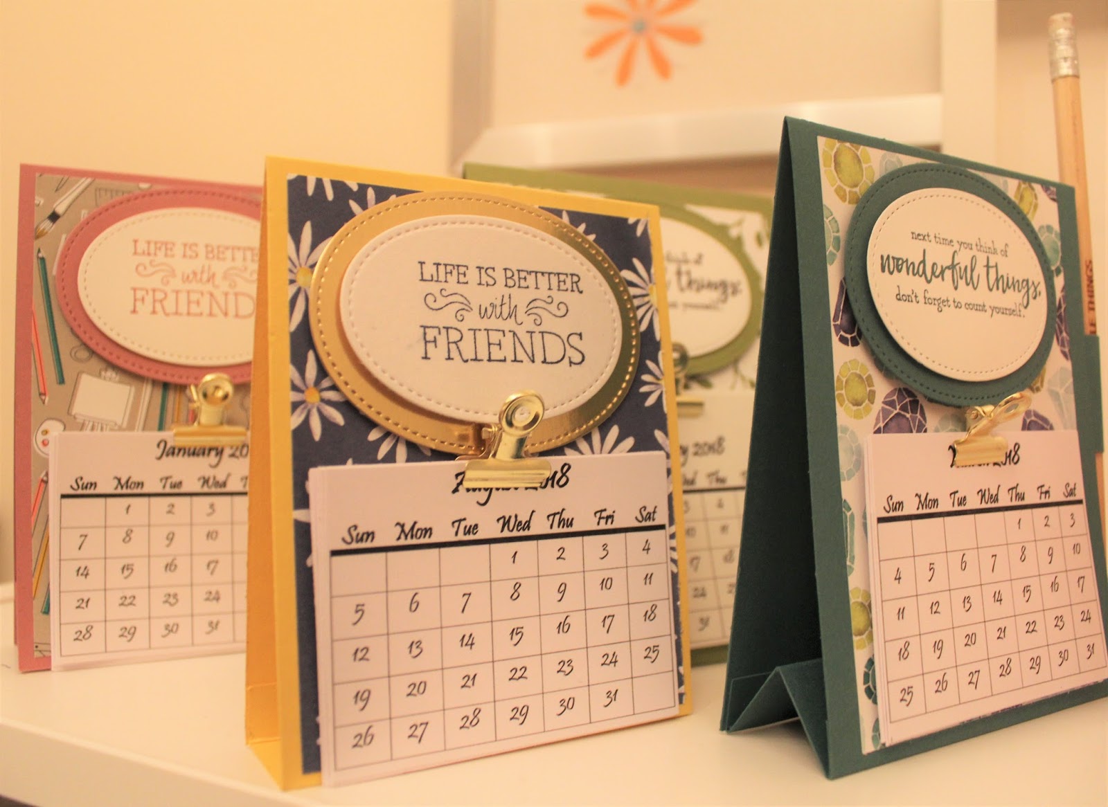 Crafty Little Blog Craft Fayre Ideas 1 Gorgeous Desk Calendar