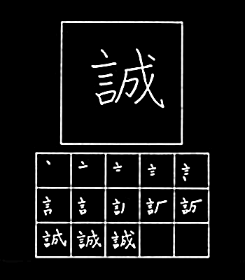kanji ketulusan