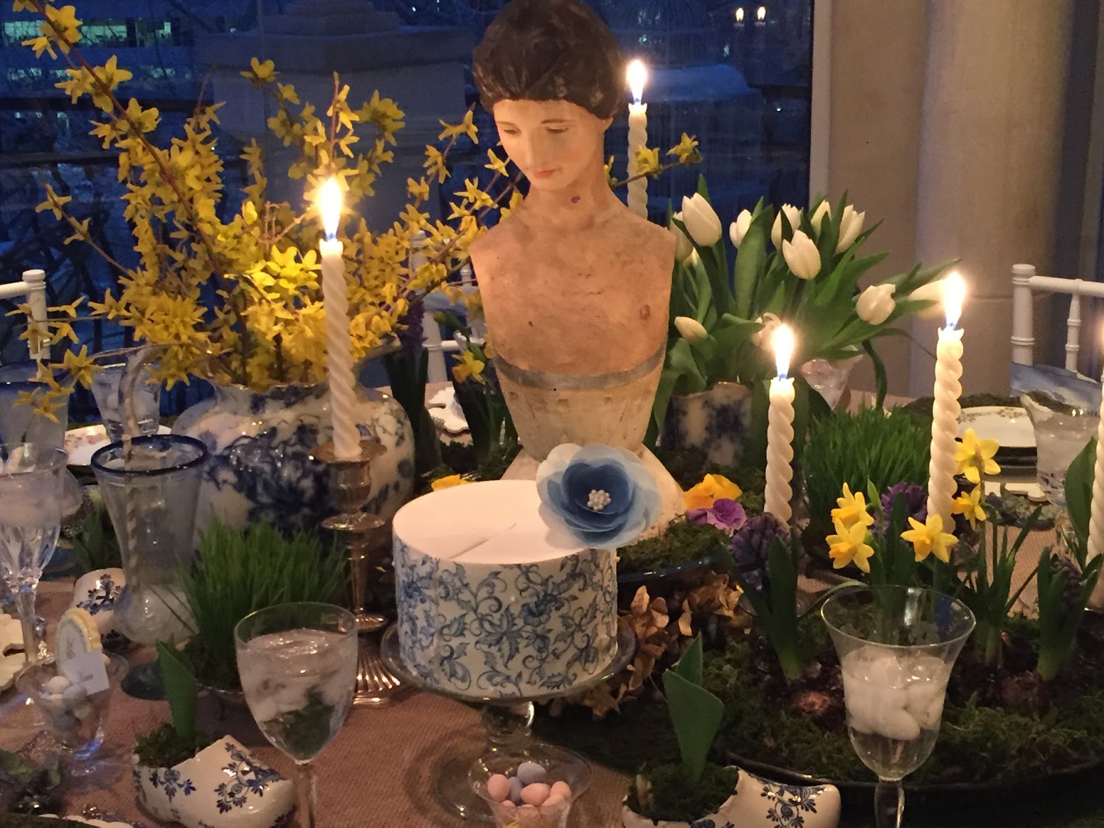 A Holland Flower Shop Birthday Tablescape Purple Chocolat Home