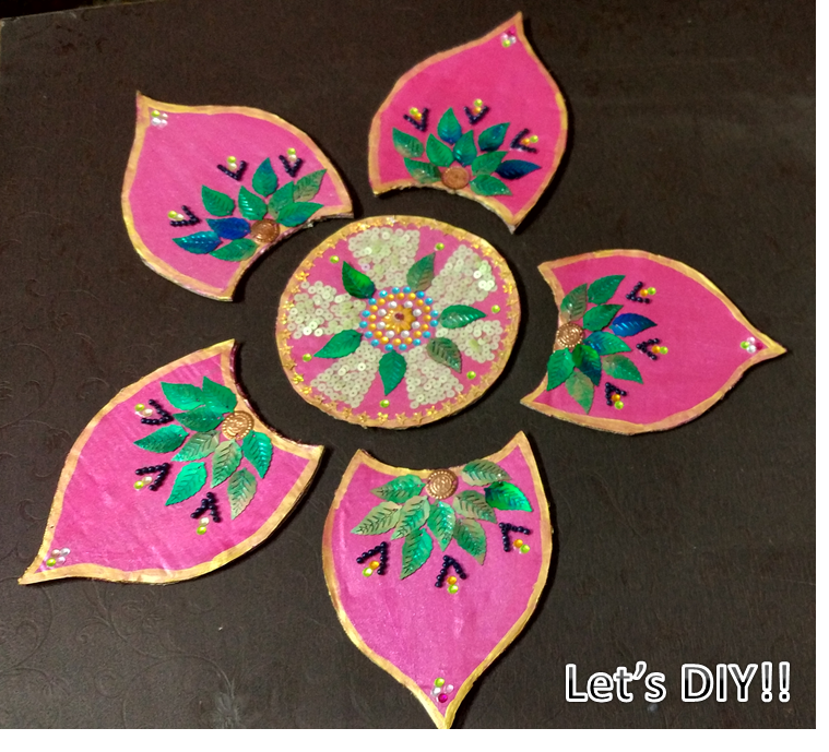 Papered Cardboard Rangoli