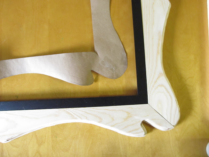 A Lott Of Ideas { squiggly bracket picture frame }