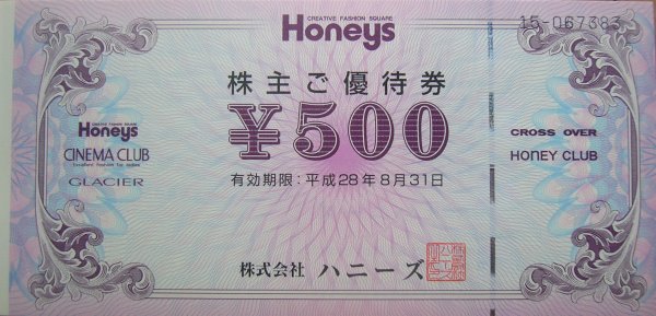 現金特価】 ハニーズ HONEYS 株主優待券12000円 | www.artfive.co.jp