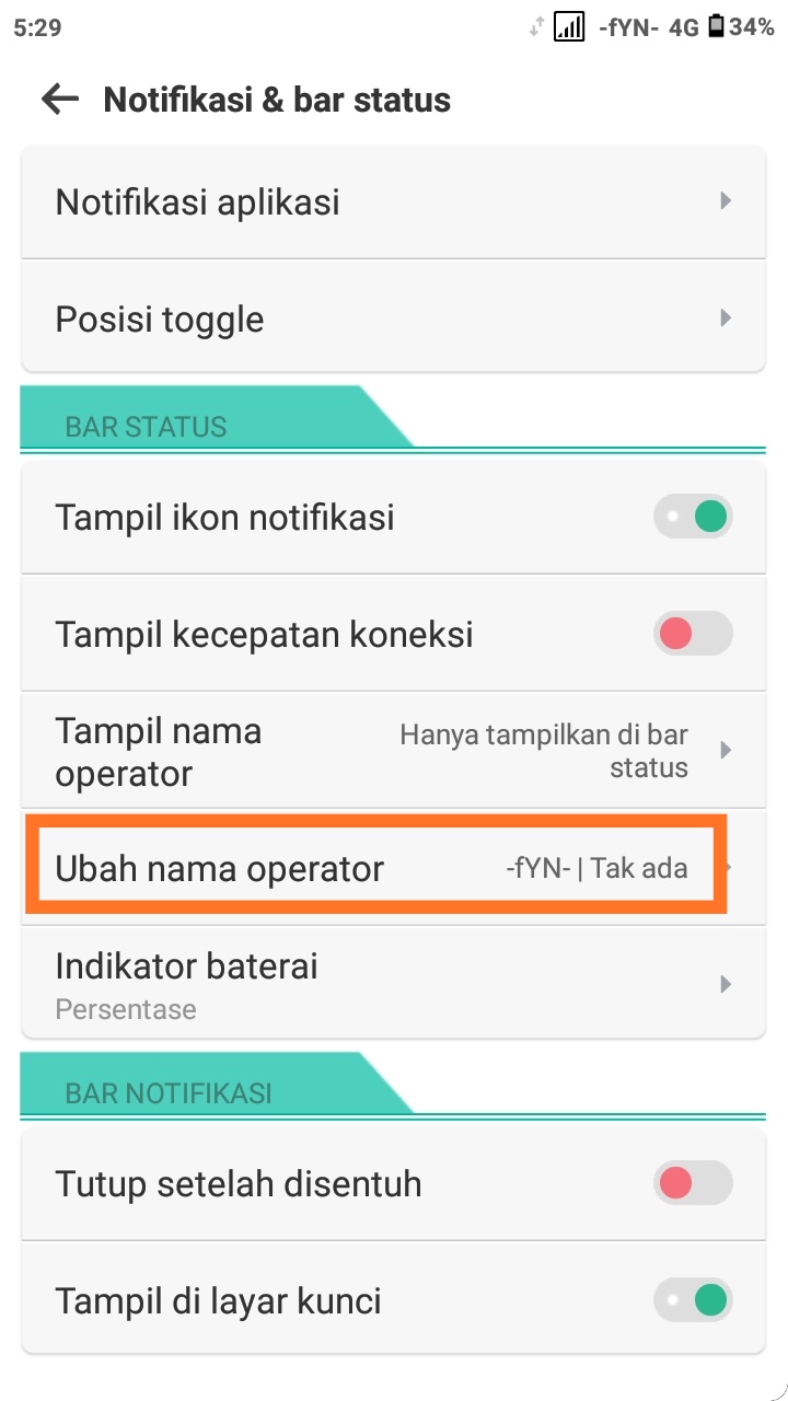 Cara Membuat Tulisan di Status Bar Hp Xiaomi Agan Sufyan Blog