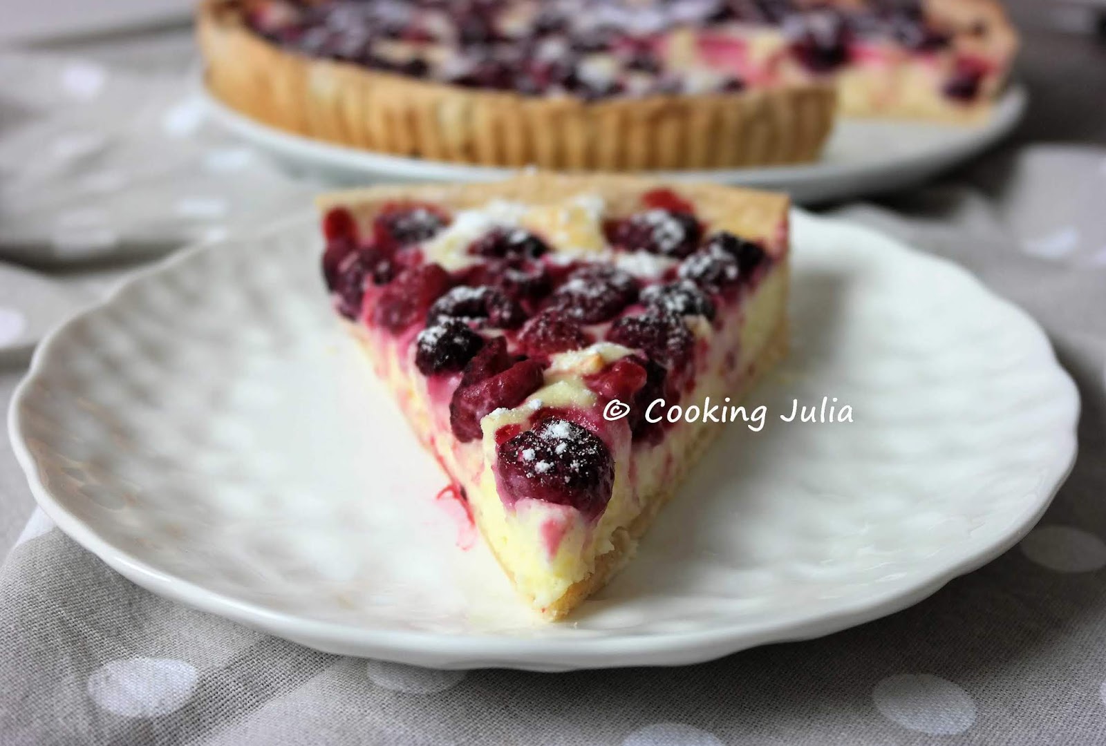 Cooking Julia Tarte Patissiere Aux Framboises Et A La Ricotta